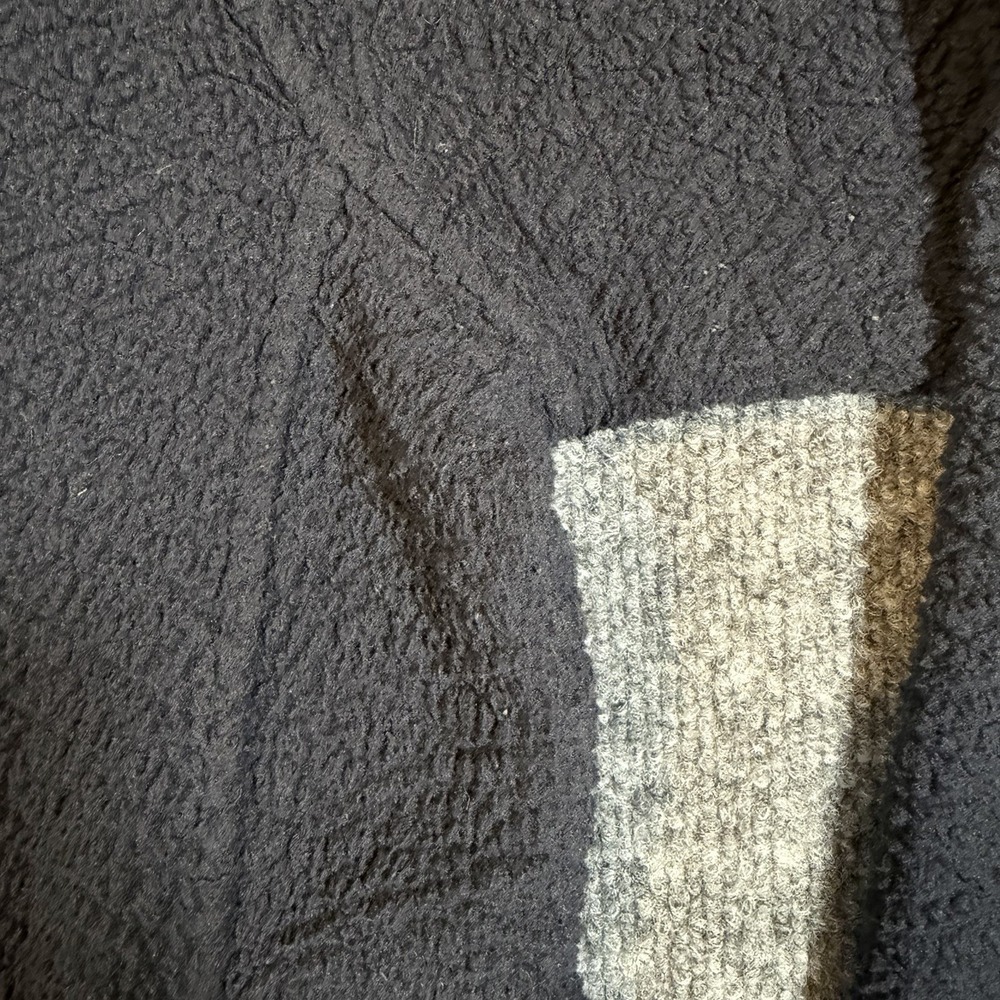 Patagonia Diamond Capra Fleece Pullover Hoodie Sweater Womens S Navy Blue - Picture 13 of 13
